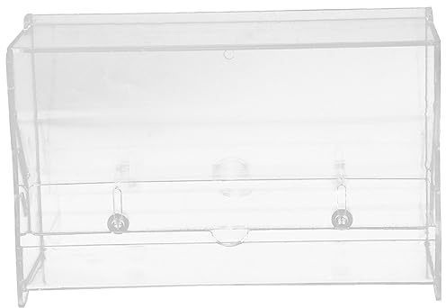 Abaodam Mangeoire pour Poules Transparente Et Automatique Distributeur Multi-usages pour Aliments pour Volailles Boîte Alimentation Pratique