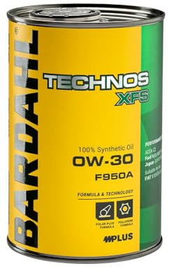 Bardahl - TECHNOS XFS F950A 0W30 - Olio Motore per Auto, Lubrificante per Motori Benzina e Diesel di Ultima Generazione, Alta Efficienza Energetica da Prestazioni Elevate e Basse Emissioni, 1 L