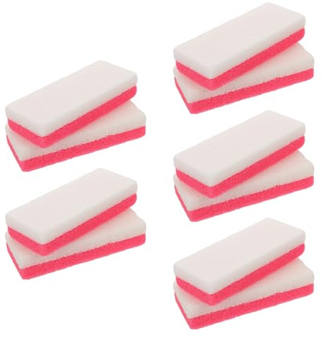FOMIYES 10pezzi Pietra Pomice per Piedi per Piedi Doppia Faccia Strumento Esfoliante per Rimozione Calli e Morta Design Ergonomico Riutilizzabile per Pedicure Quotidiana