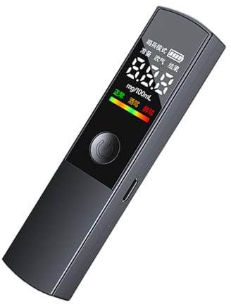 Breath Alcohol Tester - Digital högprecisionsmätning ABS-hus | Bärbar alkoholtestare för hemmabruk | Alkoholtestare utandningsanalys snabbtest för säkerhetskontroll bruk
