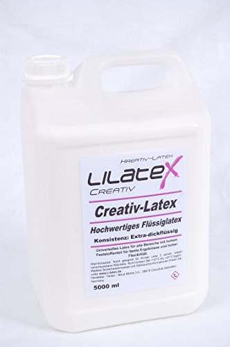Lilatex Extra-dickflüssiges Latex/Latexmilch 5 Liter