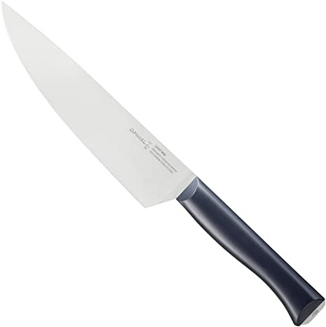 Opinel - N°218 Couteau de Chef 20 cm Intempora - pour Couper, Émincer, Hacher - Lame Inox Rigide - Manche Polyoxyméthylène Robuste - Fabrication Française