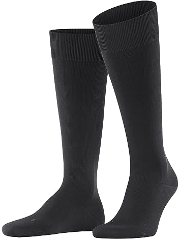 FALKE Herren Kniestrümpfe Ultra Energizing M Kh Baumwolle mit Kompression 1 Paar, Grau Anthracite 3110, 41-42