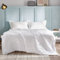 WAVVE Piumino Estivo Letto Matrimoniale 220x240 cm - Piumone Leggero 240x220, Coperta Trapunta Sottile in Microfibra Sintetico, Bianco