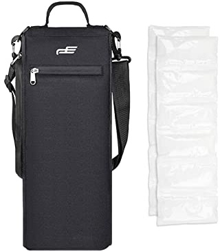 Amagogo Sac Isotherme de Golf épaissi Sac Isolant Manchon de bière Résistant à l'eau Douce Peut contenir 6 canettes ou 2 Bouteilles Sac de Rangement pour