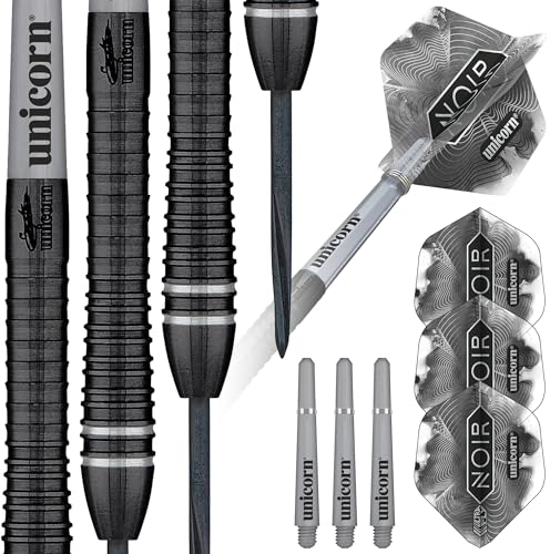 Unicorn Gary 'The Flying Scotsman' Anderson Noir Phase 6 Dartpfeil-Set, Schwarz, 23 g