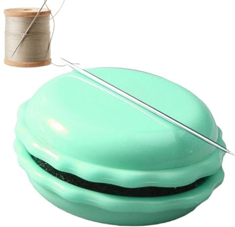 Teksome Nadelmagnet - Magnetischer Stifthalter in Macaron-Form | Handarbeitszubehör, magnetischer Nadelhalter, Stickzubehör für Stickarbeiten