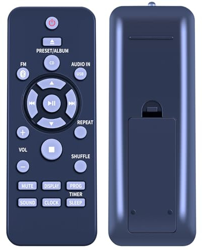GOUYESHO Télécommande de Rechange BTM2280 pour chaîne stéréo Philips Micro Music BTM2180 BTM2310 BTM1180 BTM2130 BTM2310/12 BTM2310/55 BTM2310/93 BTM2310/96 DCM2068/93 DCM206 8/93 DCM2068/93 DCM2068