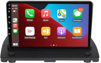 Android 12 2 din Car Radio Stereo For Volvo XC90 2004-2014 9 Inch Touchscreen Car Radio Car Accessories Multimedia Video Player Support Wifi FM Bluetooth Steering Wheel Control ( Color : 8Core 4+64G )