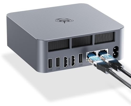Beelink Mini PC EQi13, Intel Core i5 13420H 8C/12T | 16GB LPDDR5 500GB M.2 PCIe4.0 SSD Mini Computer Windows 11 Pro, 4K Dual HDMI, Dual 1000M LAN, WiFi6/BT5.2