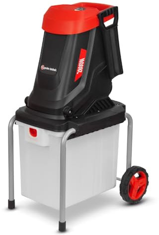 Broyeur de végétaux électrique 2800W avec bac récupérateur 50L - Elem Garden