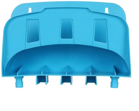 Puupaa Support mural pour tuyau d'arrosage – Solution de rangement pour tuyau d'arrosage extérieur pour cour et terrasse (bleu)