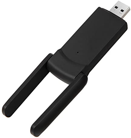 OVAQUIXI Adaptador WiFi de Doble Banda de 1300Mbps para PC, Adaptador WiFi PC Dongle USB con la Computadora Portátil Stick Internet, Compatible con 10/8/7, Rendimiento Alta Velocidad, USB