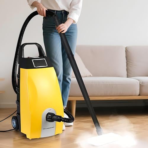 Limpiador A Emisión Profesional 3000W, Equipo Portátil Con Depósito 3,5L/0,92Gal Y Vapor Alta Temperatura Para Cocina, Suelos, Juntas Y Coche