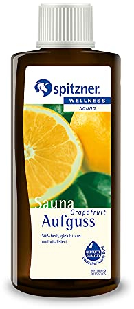 Spitzner esencia para saunas Pomelo dulce-acre 190 ml - Infusión para saunas de bienestar con aroma fresco a pomelo para saunas, vigorizante, aceite natural