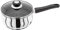 Judge Vista Stainless Steel Non-Stick Large Saucepan 20cm 2.1L, Shatterproof Vented Glass Lid, Induction Ready, Oven Safe, 25 Year Guarantee