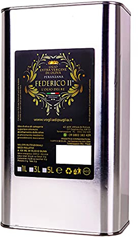 FedericoII Olio Extravergine Di Oliva Estratto A Freddo (5 Litri)