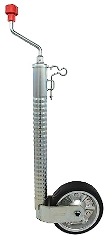 Alko 1223614 - Rueda de apoyo para remolque (48 cm de diámetro, 300 kg)