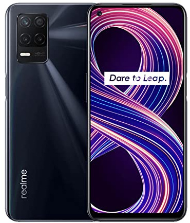 realme 8 5G Smartphone ohne Vertrag, Dimensity 700 5G-Prozessor Android Handy, Ultraflüssiges 90 Hz-Display, Starker 5000 mAh-Akku, 48 MP Nachtlandschaft-Kamera, Dual Sim, NFC, 4+64GB