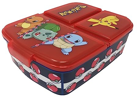 Theonoi Boîte à déjeuner pour enfant/boîte à sandwich au choix pour les enfants (Pokémon)