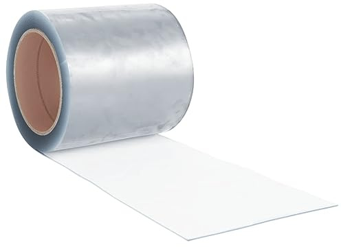 vidaXL Türvorhang Transparent 200x1,6 mm 10 m PVC