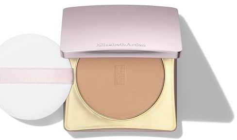 Elizabeth Arden, Flawless Skincaring Pressed Powder, Polvo fijador de maquillaje efecto mate, Tono Medio, 9,9 g