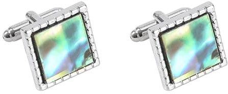 AMDXD Manschettenknöpfe Gravur, Quadrat Onyx Kristall Manschettenknöpfe Herren Hochzeit, Silber Manschettenknöpfe für Herren zur Hochzeit, Verlobung, Valentinstag, Jahrestag