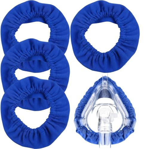 EYVRPAU 4PCS Full Face CPAP Mask Liner,wiederverwendbare CPAP Masken Kissenbezüge,waschbarer Maskenabdeckung,CPAP Maskenabdeckungen,CPAP Zubehör zur Reduzierung von Luftlecks und Blasen
