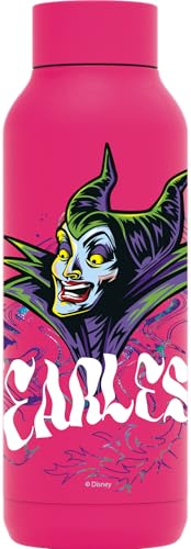 QUOKKA SOLID X DISNEY | BOTELLA TÉRMICA DE ACERO INOXIDABLE DOBLE PARED | VILLAINS MALEFICENT