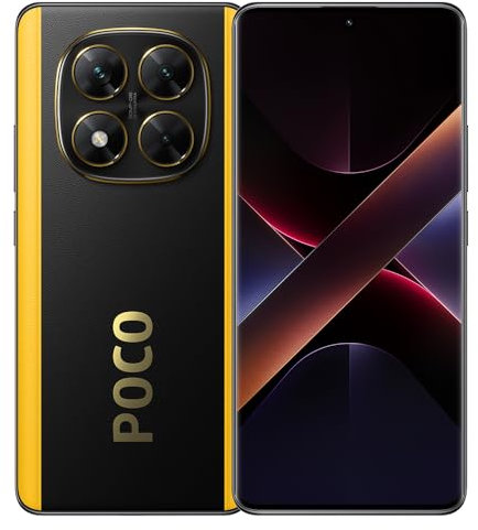 XIAOMI Poco X7 Smartphone 8+256GB,45W Turboaufladung,CrystalRes 1,5K 120Hz AMOLED Curved Display 50MP Hauptkamera mit OIS Staub, IP68,5110mAh großer Akku-Schwarz