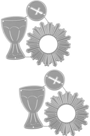 jojofuny 2stücke Metall Cutting Für Kartenherstellung Präzise Stanzschablonen Für Scrapbooking Und Dekoration Für Kreative Bastelprojekte Und