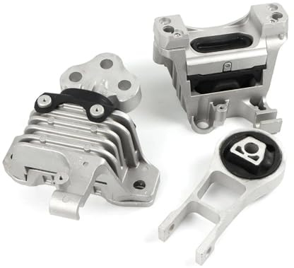 DZSMACHENGSM Palier Moteur 68192831AF 68418876AB 68157441AD 3 Pièces Moteur Support De Transmission Ensemble pour Jeep pour Cherokee pour Chrysler 200 68233389AB 4877788AF Support Moteur de Voiture