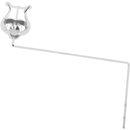 TOYZFRIENDY Tragbarer Notenclip und Silberfarben aus Eisen mit Metallplattierung Langlebig für Marschmusik und Blasinstrumente Wie Euphonium und Klarinette