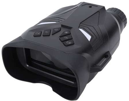 Tosuny Nachtsichtbrille – 4K 48 MP Nachtsicht Fernglas mit Kamera, 3 Farbbildschirm, 8 facher Digitalzoom, 4000 MAh a kku, 1/4 Schraube, für Vogelbeobachtung, Camping, Sicherheit (Black)