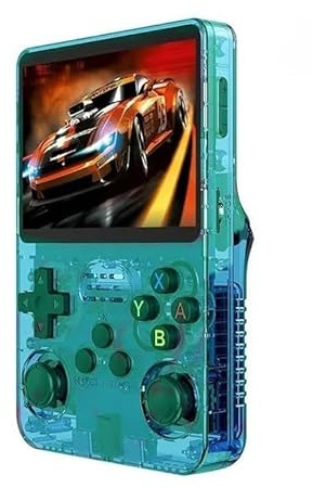 RetroSnap Play Game Console with 64G Built-in,10,000+ Classic Games,3.5 Inch IPS Screen (Green)