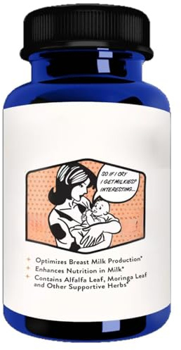 Lactancia materna para aumentar el suministro de leche y el flujo de leche, certificada orgánica, vegana y sin OGM
