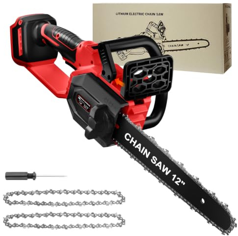 12 tums batterimotorsåg kompatibel med Milwaukee 18 V (utan batterier)