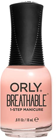 ORLY Breathable Treatment + Colour | Prevents Chipping And Peeling For Long Lasting Manicures | No Top Or Basecoat Needed | Easy To Apply (Kiss Me I'm Kind 18ml)