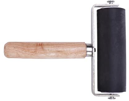 ifundom Brayer Rollers for Crafting, Hard Rubber Applicator for Arts& Crafts, Ink, Printmaking, Block Stamping, Printing, Applying Glue, Wallpaper and More