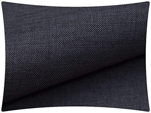 Lederkonzept 2,5 Meter Polsterstoff Lux 08 Anthrazithgrau (250cm x 140cm am Stück) Möbelstoff