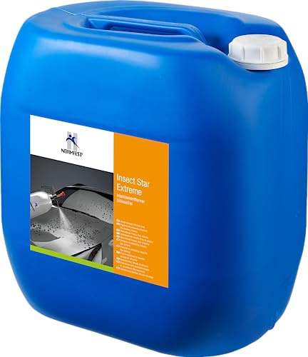 Normfest Insect-Star Extreme Insektenentferner – silikonfreier Spezialreiniger für Lack, Glas, Kunststoff & Kennzeichen – löst hartnäckige Insektenreste, Öl und Schmutz zuverlässig – 30 Liter