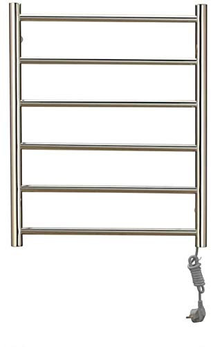 Scaldasalviette da parete per bagno, scaldasalviette elettrico, scaldasalviette moderno, scaldasalviette riscaldato, radiatore da bagno, riscaldamento a temperatura costante, design a tubo tondo