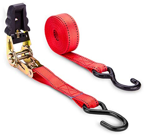 Cinghie di ancoraggio a cricchetto,Cinghie di ancoraggio a cricchetto-240 g-16 piedi- 992 libbre Rally - Cinghie di ancoraggio a cricchetto for carichi pesanti con ganci Cinghia di carico for fasci di