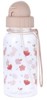 Tutete Kinder Trinkflasche mit Strohhalm | 500 ml, BPA-frei, Tritan, spülmaschinenfest | Luftdicht, robust und leicht zu reinigen | Ideal für Kinderzimmer und Transport | Kleiner Garten