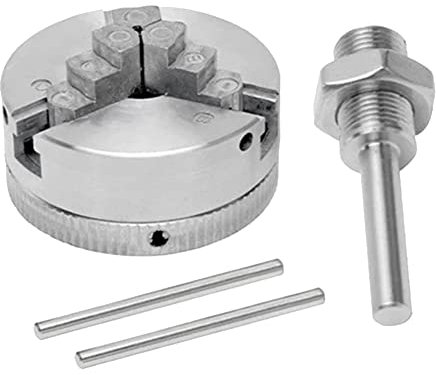 Yuuinnter Mini Lathe Chuck Set, Z011 Extension Three Jaw Chuck and Connecting Rod Set, Electric Drill Chuck