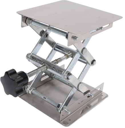 Labor-Hebetisch, Edelstahl-Laborheber-Scherenständer-Plattform, Erweiterbar von 48 Mm Bis 152 Mm Hubhöhe, max. 10 Kg, Wissenschaftliche Scheren-Hebebühne für Physikalische Chemie