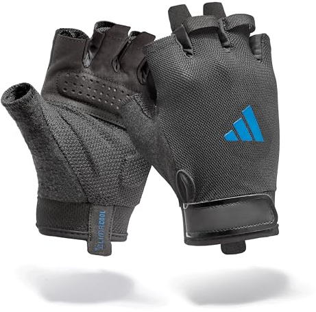 adidas Essential Trainingshandschuhe - feuchtigkeitsabsorbierende Aeroready Technologie gepaart mit Einer äußerst komfortablen, strapazierfähigen Handinnenfläche aus Velourlederimitat