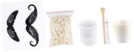 CANIGHT 1satz Hard Wax Beans Haarentfernung Wachsset Für Nasenhaare Einfache Anwendung Tragbar Für Gesicht Und Augenbrauen Mit Einwegspateln