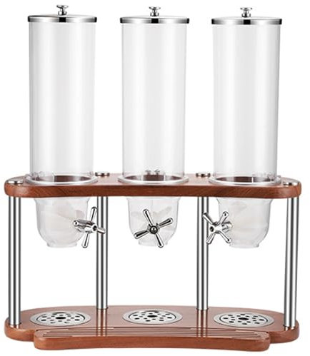 Countertop Cereal Dispenser 4L/8L/12L,Dry Food Cereal Dispenser, Airtight Kitchen Storage, Can Hold Cereal, Small Snack, for Home Office Hotel Commercial Bar,12L