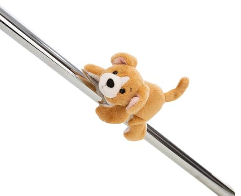 NICI 62134 MagNICI Peluche Chien, 12 cm, Marron, avec Aimant, Adhère Aux Surfaces Métalliques, Aux Tableaux Magnétiques Et Aux Poignées De Sac comme Compagnon De Voyage, Excellente Idée De Cadeau